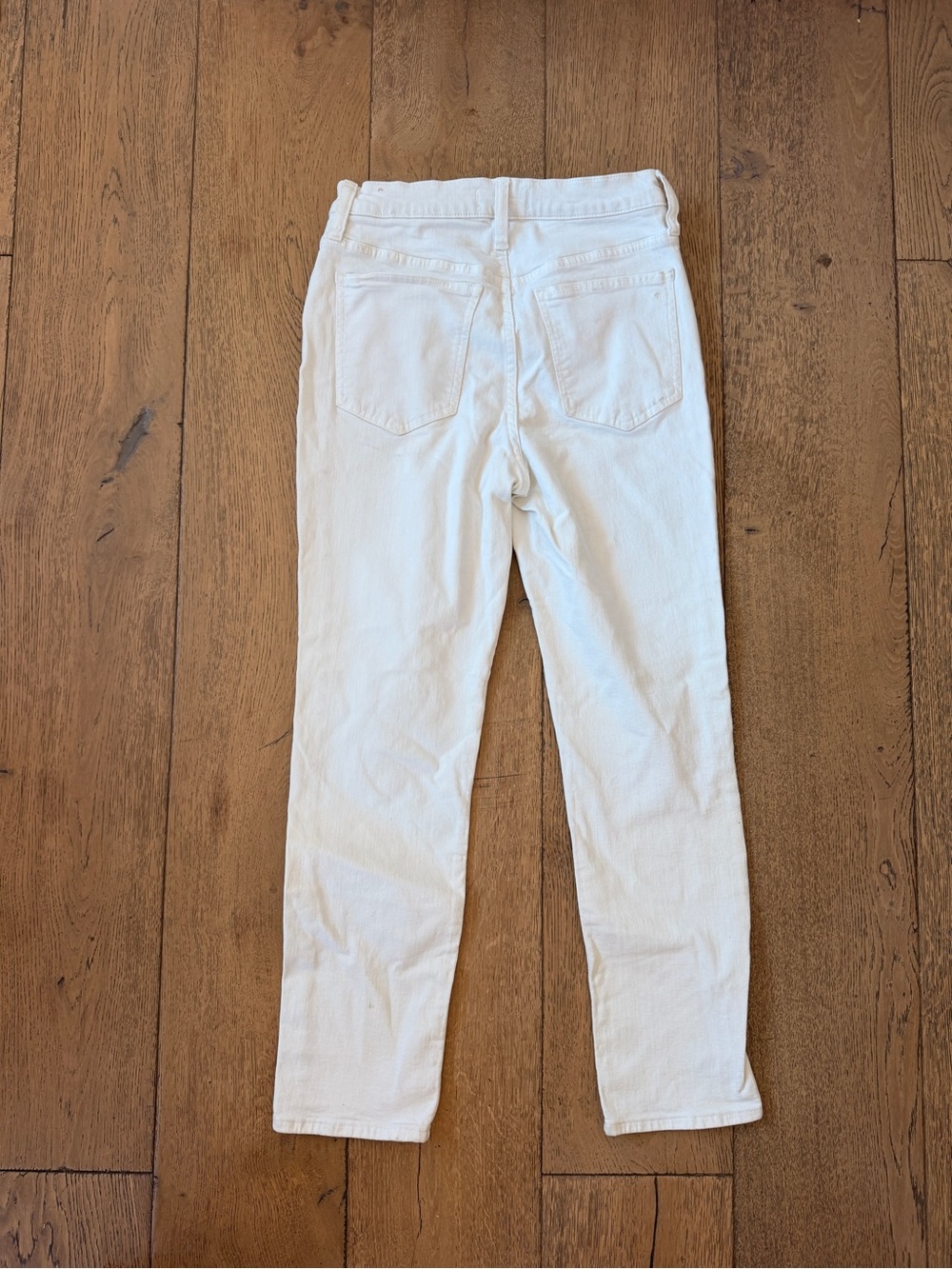 Madewell White Skinny Jeans